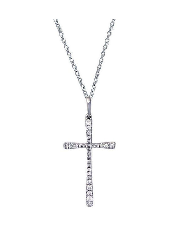 Savvidis Weißgold Kreuz 18K