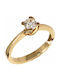 Savvidis Single Stone from Gold 14K