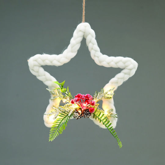 Star Stea Suspendată Luminoasă Alb Cald 30 cm Star Stea Suspendată Luminoasă Alb Cald 30 cm