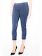 Dama Tesatura Capri Pantaloni Negru
