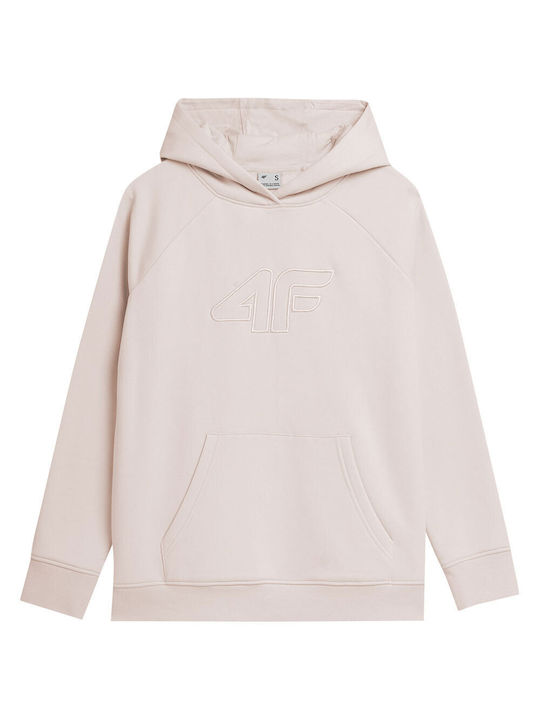 4F Women's Hooded Sweatshirt Beige