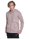 Beige Kapuzen-Sweatshirt