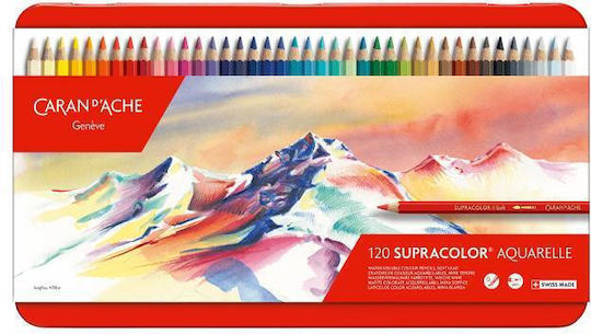 Caran D'ache Farbstift-Set Aquarell 120Stück Packung von 1 Verpackungen