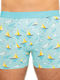 Herren Boxershorts Türkis mit Mustern 1Packung