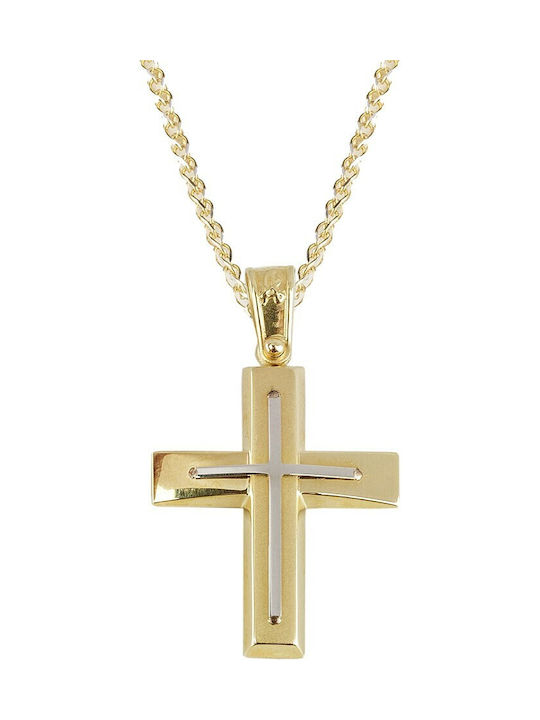 Men's Gold Cross 14K