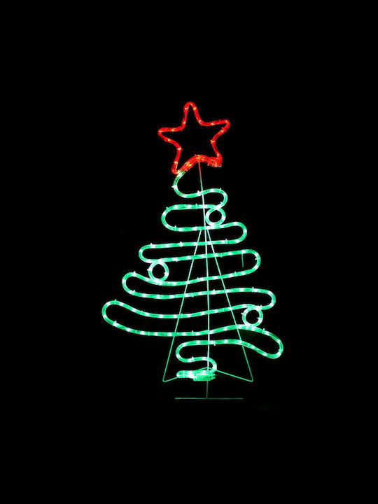 Beleuchtet Weihnachtsdekoration Baum Lichtschlauch 54cm Für den Außenbereich