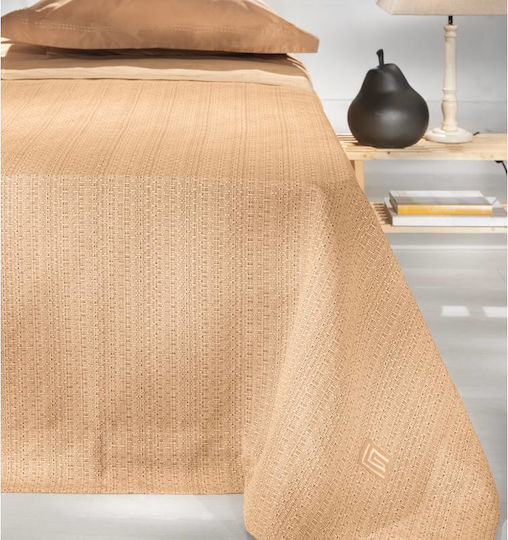 Guy Laroche Pietra Double Blanket 240x250cm Orange
