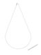 Rubini White Gold Chain Neck 14K Length 45cm