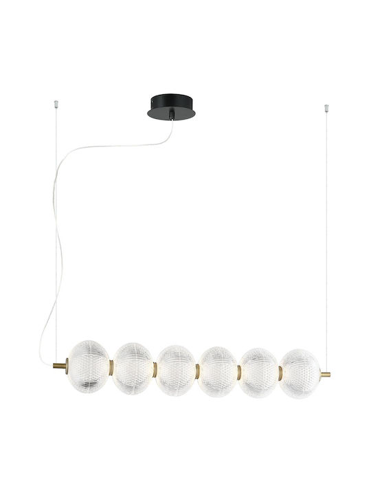 Viokef Pendant Light Transparent 82cm