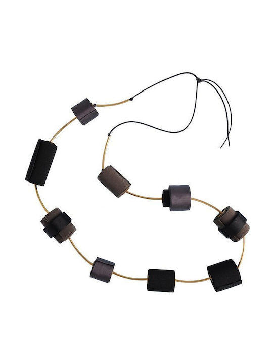 COSTAS ARGIRIOU necklace made of rubber