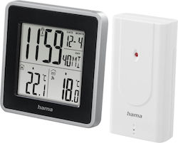 HAMA Ews 00186301 Ασύρματος Μετεωρολογικός Σταθμός Ψηφιακός Επιτραπέζιος Λευκός