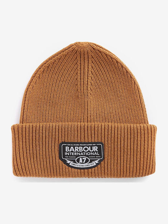 Beanie Unisex Beanie Gestrickt in Braun Farbe