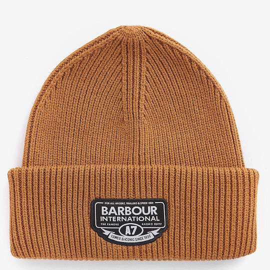 Beanie Unisex Beanie Gestrickt in Braun Farbe