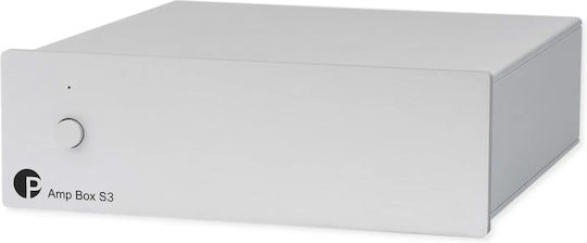 Pro-Ject Audio Amp Box S3 Τελικός Ενισχυτής Hi-Fi Stereo 40W/4Ω 23W/8Ω Ασημί