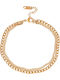 Callajewels Επιχρυσωμένη Αλυσίδα Ποδιού από Ατσάλι