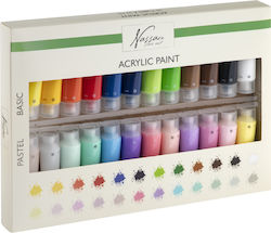 Nassau Fine Art Set Acrylfarben 24 Stück