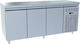 Dominox Английски превод: Stainless Steel Refrigerator Counter with 3 Doors and Cooling Machine L138xW70xH86см