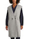 Black & Black Women's Vest Gray