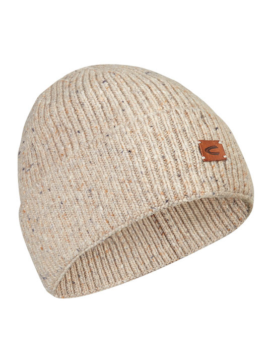 Beanie Ανδρικός Σκούφος Πλεκτός σε Μπεζ χρώμα