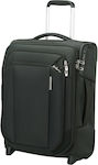 Samsonite Respark Upright Cabin Travel Suitcase Forest Green with 4 Wheels
