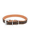 Trixie Active Comfort Dog Collar Leather in Brown color Medium 39 - 46cm