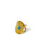 Callajewels Γυναικείο Δαχτυλίδι με Πέτρες από Ατσάλι Επιχρυσωμένο