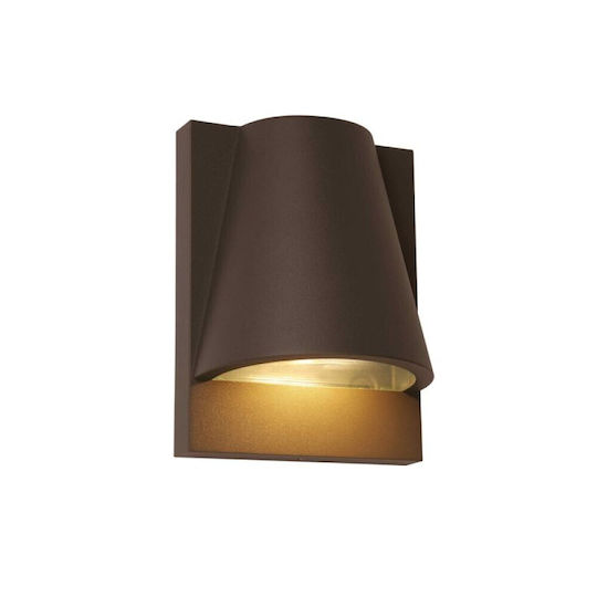 Viokef Επιτοίχια Εξωτερική Πλαφονιέρα GU10 IP43 13.8x9.4x18.1εκ.