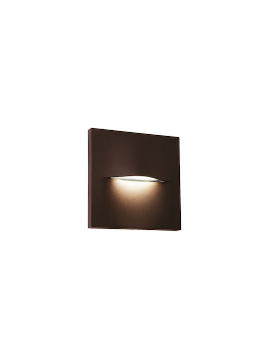 Viokef Wall-Mounted Outdoor Ceiling Light IP65 14x3.3x14εκ.