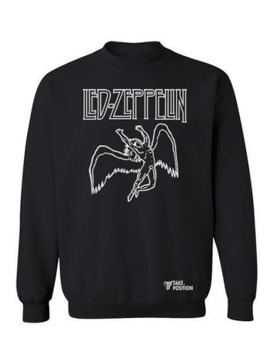 Takeposition Φούτερ Led Zeppelin Μαύρο
