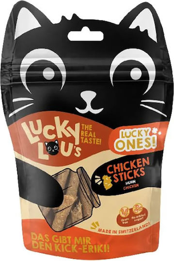 Lucky Lou Katzenleckerlis mit Huhn für Erwachsene Katzen 50gr