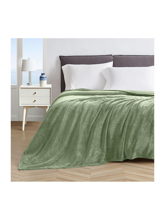 Lino Home Pello Decke Vlies Einzel 160x220cm. Mint