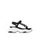 Pepe Jeans Damen Flache Sandalen Sportlich in Schwarz Farbe