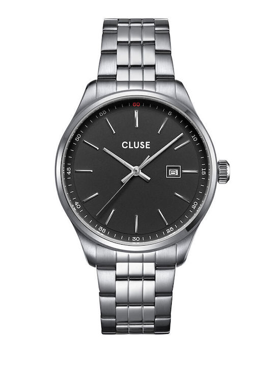 Cluse Men's Watch 41mm Battery with Silver Metal Bracelet