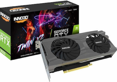 Inno 3D GeForce RTX 3050 8GB GDDR6 Twin X2 OC Κάρτα Γραφικών