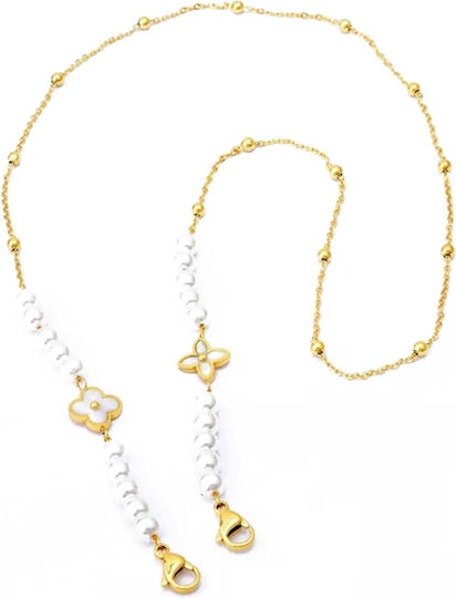 Callajewels Αλυσίδα Γυαλιών Χρυσή