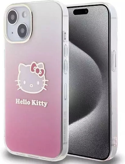 Hello Kitty Задна корица Пластмаса Розов (iPhone 15)