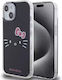 Hello Kitty Back Cover Plastic Black (iPhone 15)