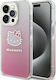 Hello Kitty Задна корица Пластмаса Розов (iPhone 15 Pro Max)