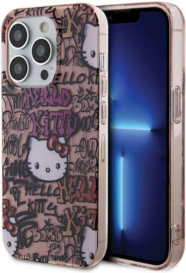 Hello Kitty Задна корица Пластмаса Розов (iPhone 15 Pro Max)