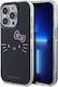 Hello Kitty Задна корица Пластмаса Черен (iPhone 14 Pro Max)