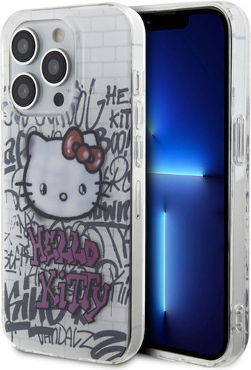 Hello Kitty Задна корица Пластмаса Бял (iPhone 13 Pro Max)