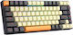 Redragon K629CGO-PRO-M Phantom Pro M Fără fir Tastatură Mecanică de Gaming 75% cu Roșu personalizat întrerupătoare și iluminare RGB Negru