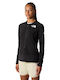 The North Face Women's Athletic Blouse Long Sleeve Fast Drying Black