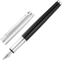 Waldmann Writing Pen Silver with Black Ink