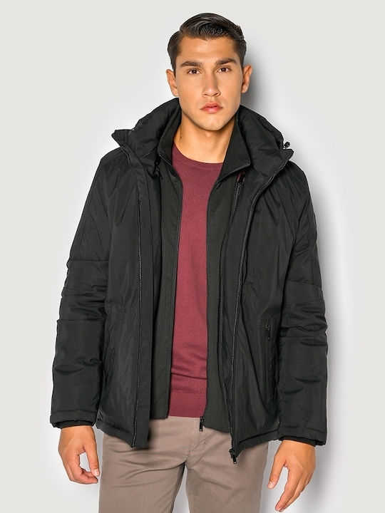 Camaro Herren Winter Jacke Lässig Schwarz