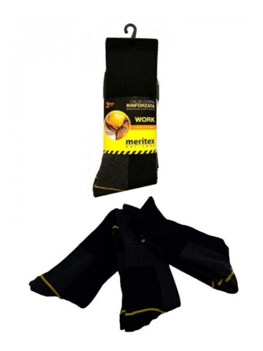 Meritex Κάλτσες Μαύρες 3Pack