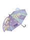 Arditex Kinder Regenschirm Gebogener Handgriff Lila mit Durchmesser 48cm.