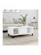 Rechteckig Couchtisch White L90xB50xH36.5cm