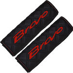 Set of 2pcs Car Seat Belt Pads Black