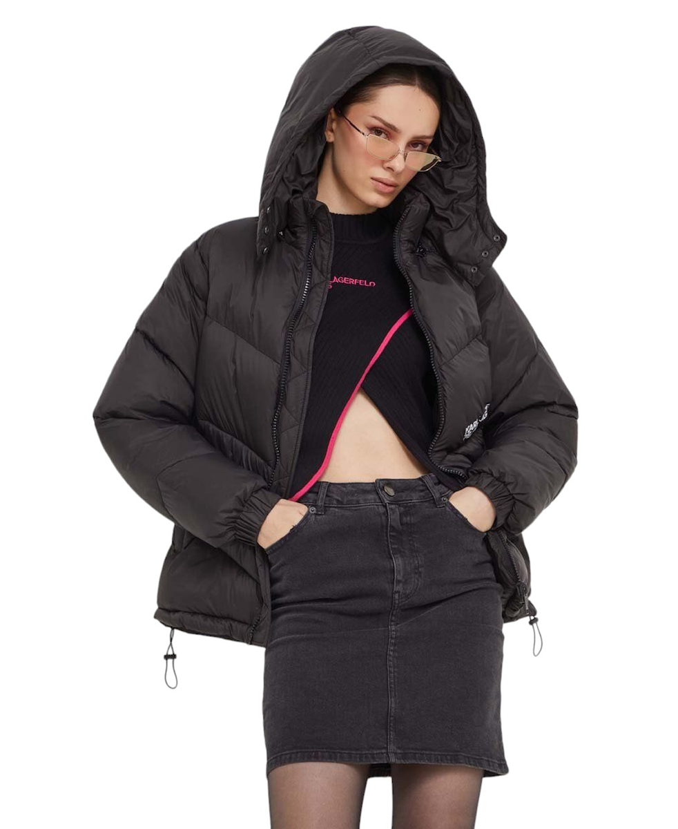 Karl lagerfeld deals puffer jacket women's